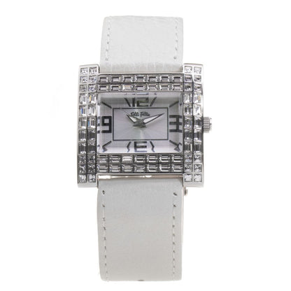 Folli Follie Uhr mit grauem Lederarmband