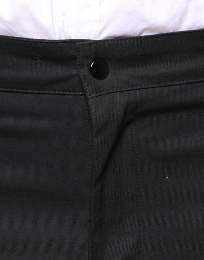 Dolce &amp; Gabbana – Enge Baumwollhose mit mehrfarbigen Streifen