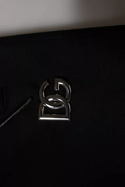 Dolce &amp; Gabbana – Schwarze Modal-Jogginghose mit DG-Logo für Herren