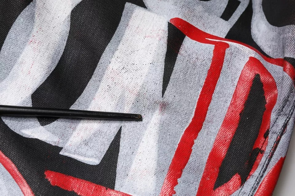 Dolce &amp; Gabbana – Mehrfarbige Skinny-Jeans aus Baumwoll-Monogramm