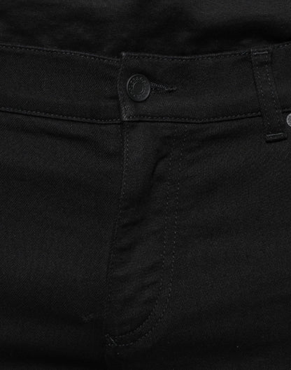 Dolce &amp; Gabbana Schwarze Skinny-Jeans aus Baumwollstretch für Herren