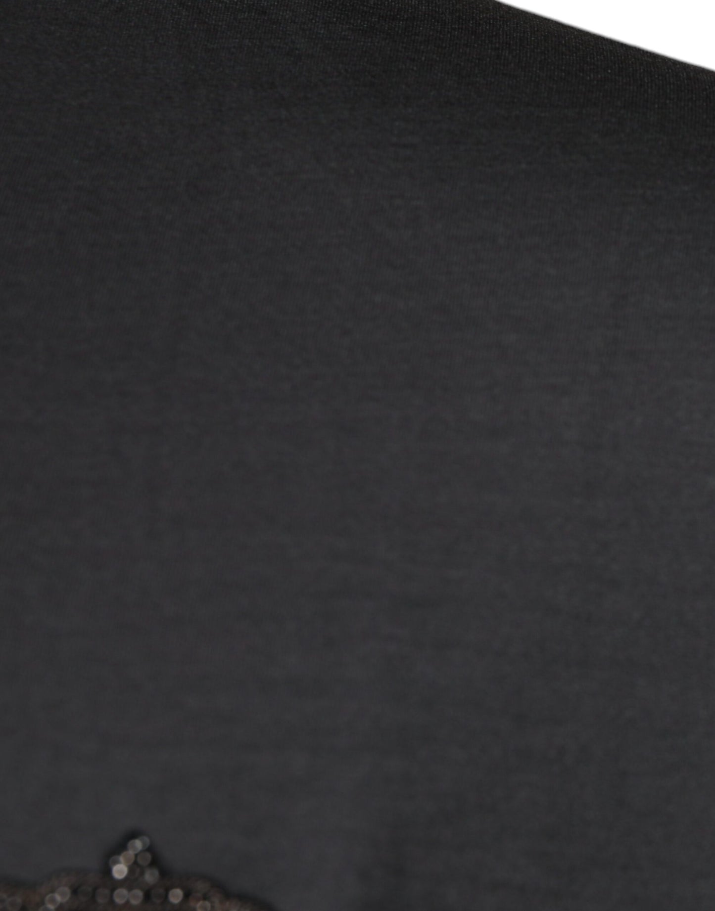 Dolce &amp; Gabbana Grauer Pullover mit Kronen-Bienen-Stickerei