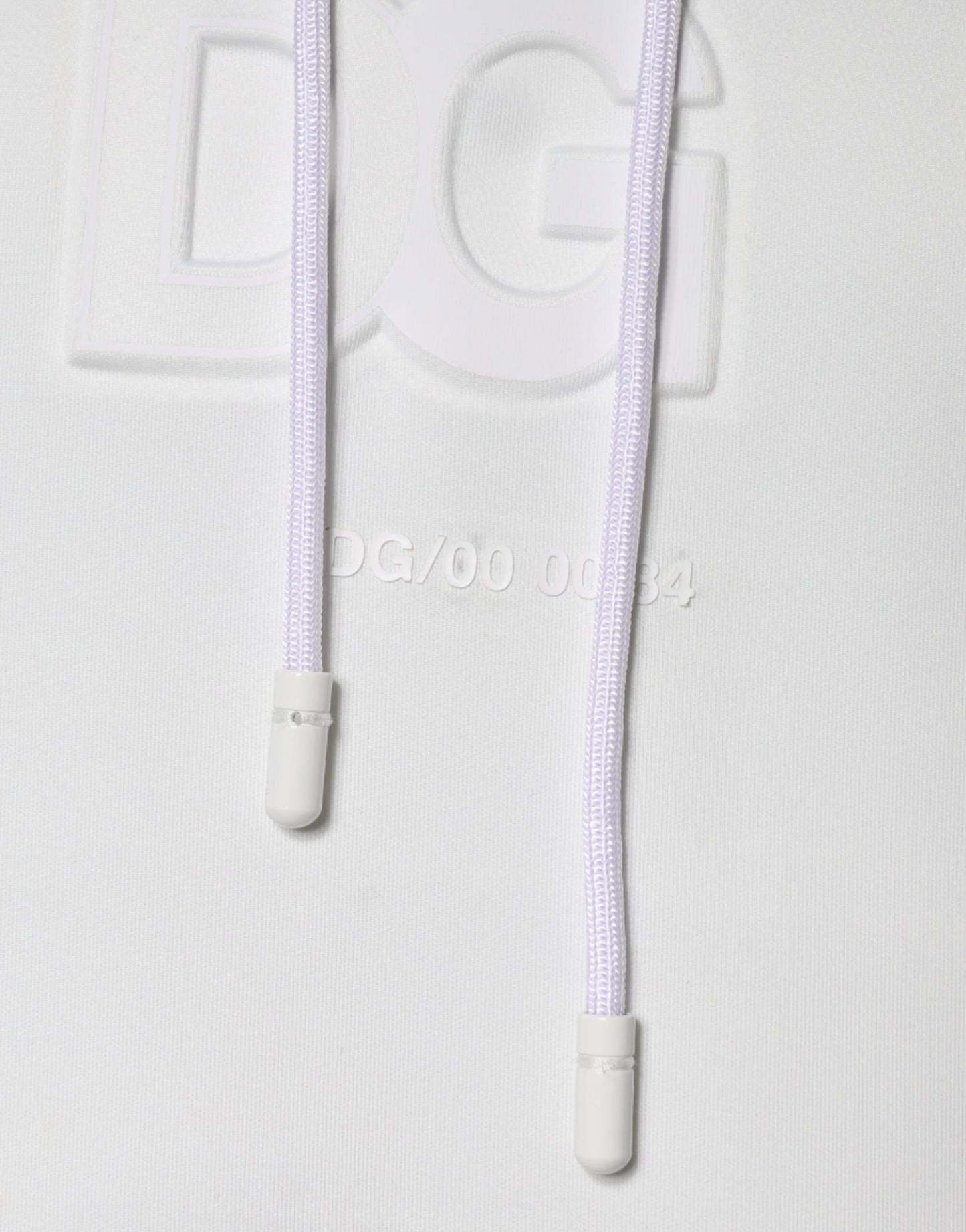 Dolce &amp; Gabbana Weiß DG Logo Kapuzenpullover Herren Sweatshirt Pullover