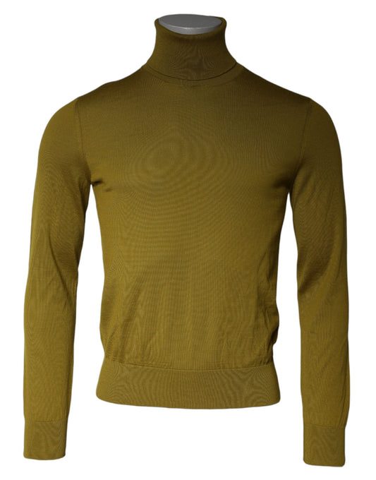 Dolce &amp; Gabbana Brauner Rollkragenpullover aus Kaschmir