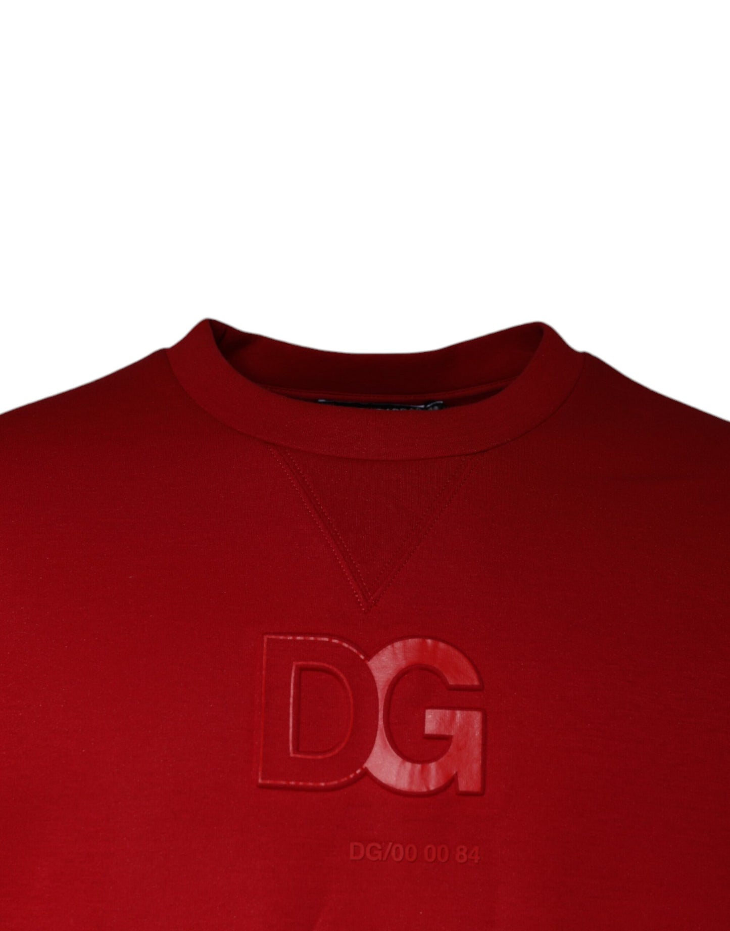 Dolce &amp; Gabbana Kastanienbraunes DG-Logo-Sweatshirt aus Baumwolle für Herren