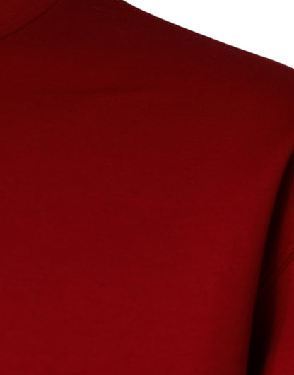 Dolce &amp; Gabbana Kastanienbraunes DG-Logo-Sweatshirt aus Baumwolle für Herren