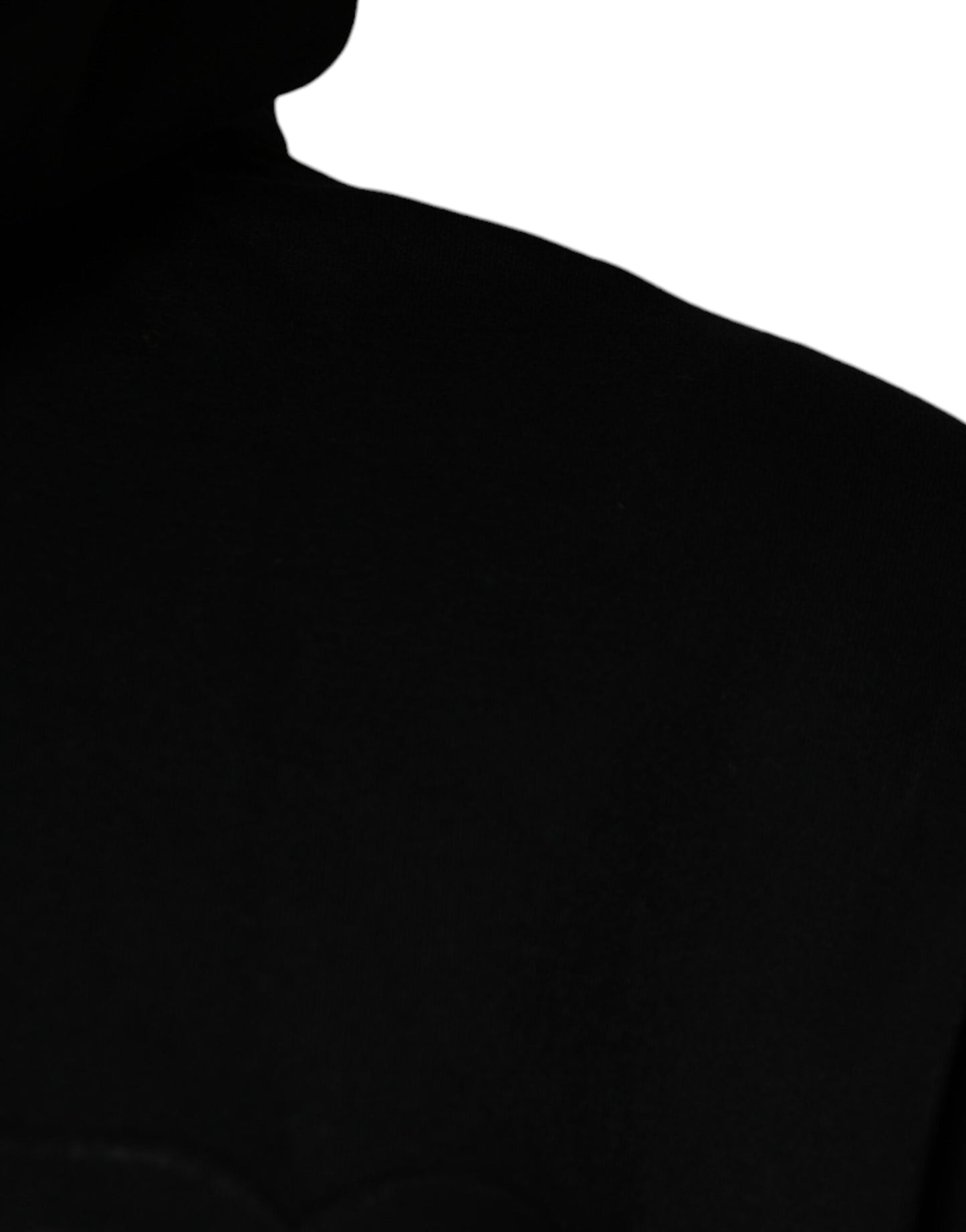 Dolce &amp; Gabbana – Schwarzes Sweatshirt mit Kapuze aus Baumwolle mit Tasche