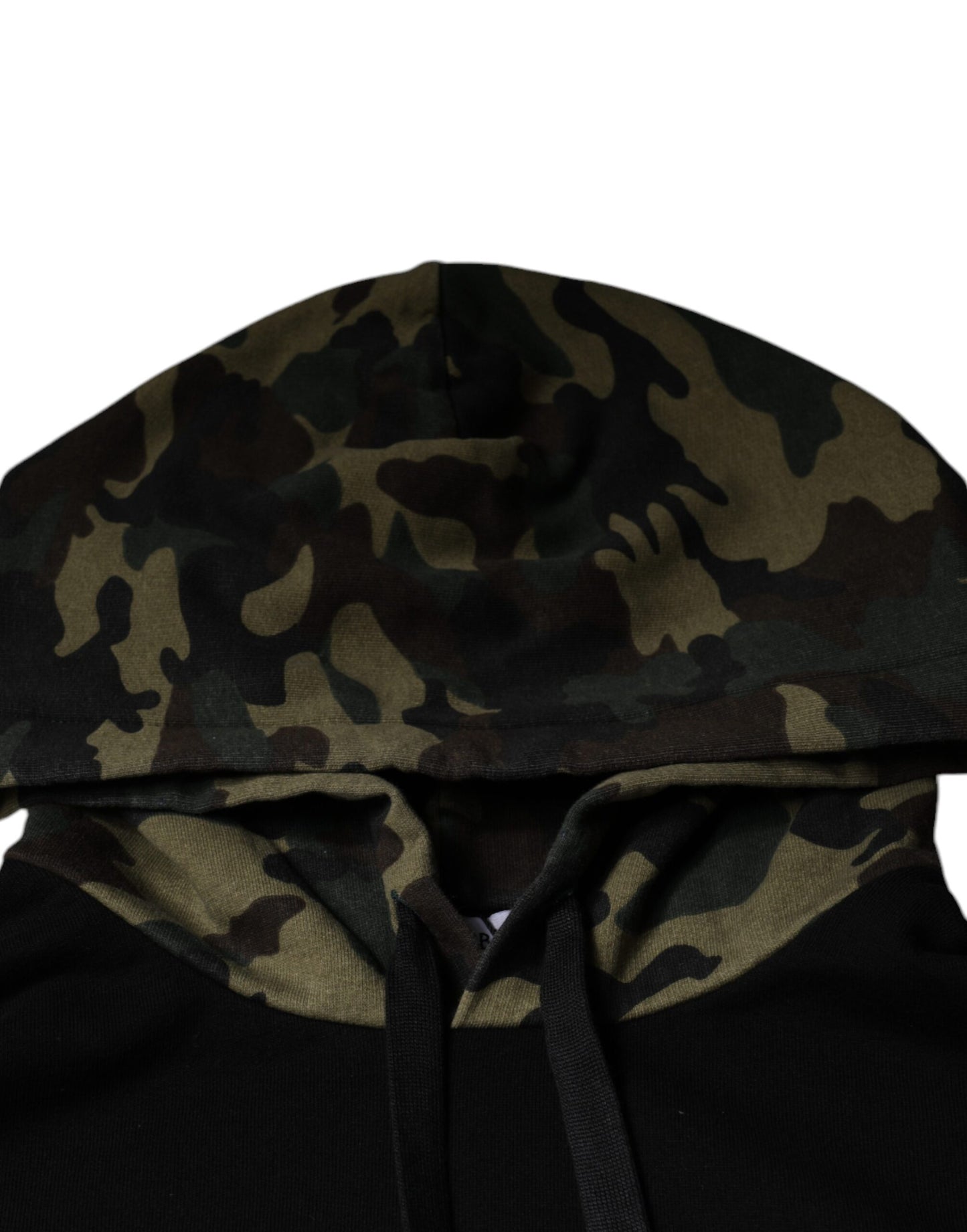 Dolce &amp; Gabbana Schwarzer Camouflage-Kapuzenpullover