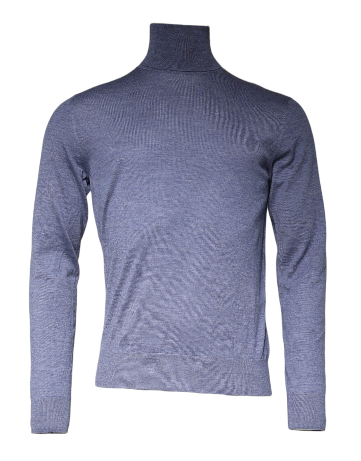 Dolce &amp; Gabbana Lila Blau Langarm Rollkragen Pullover Pullover