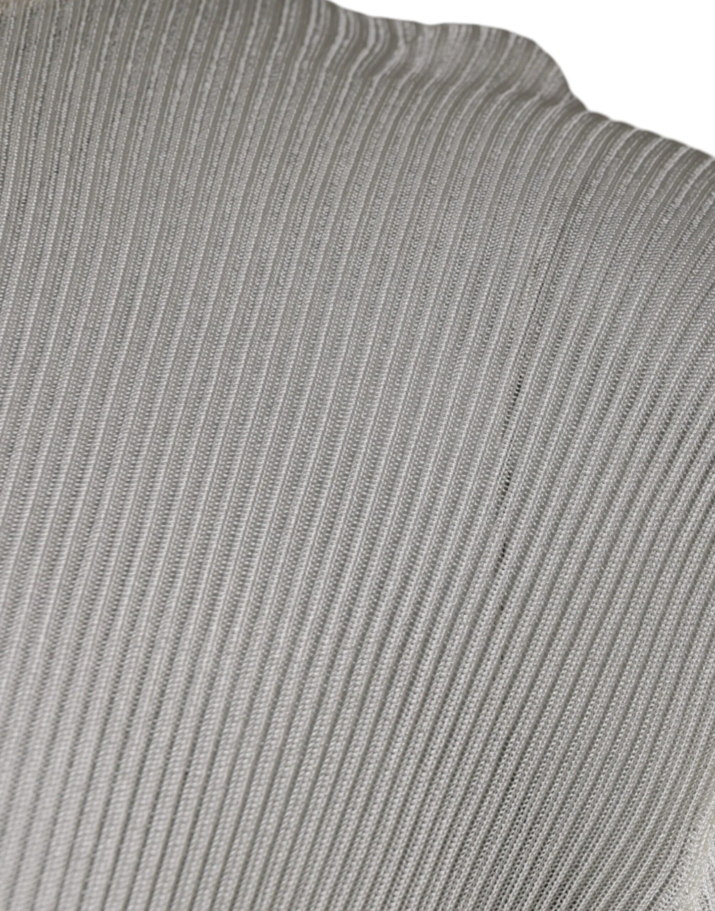 Dolce &amp; Gabbana Weißer Langarm-Rollkragenpullover für Herren