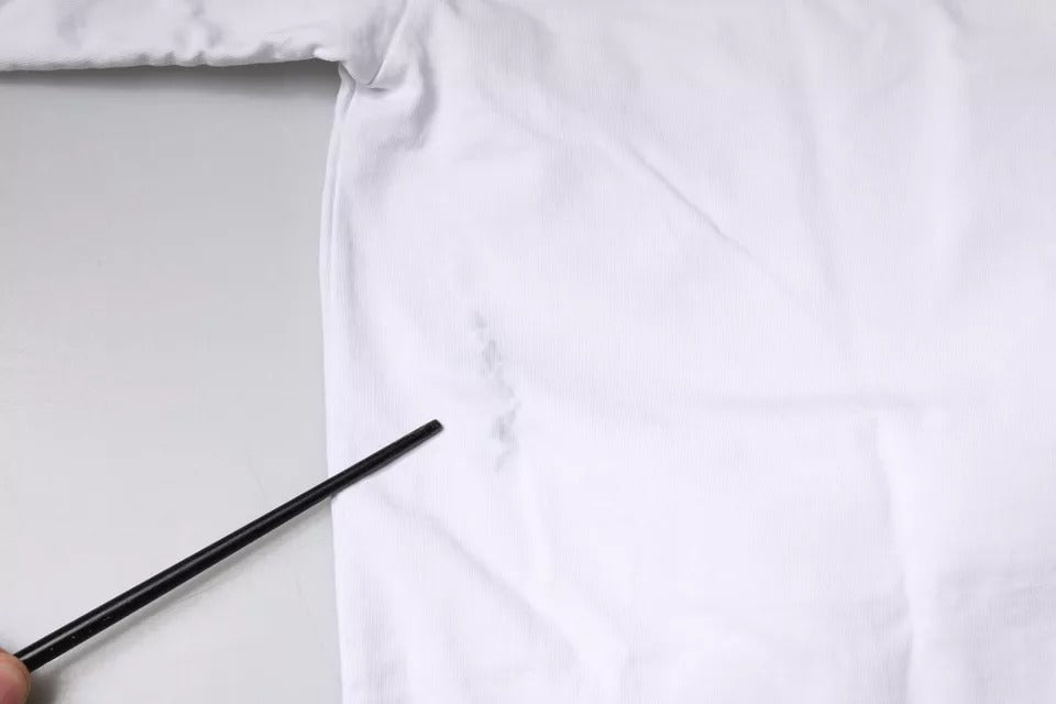 Dolce &amp; Gabbana – Weißes Baumwoll-T-Shirt mit Rundhalsausschnitt und Logo-Print