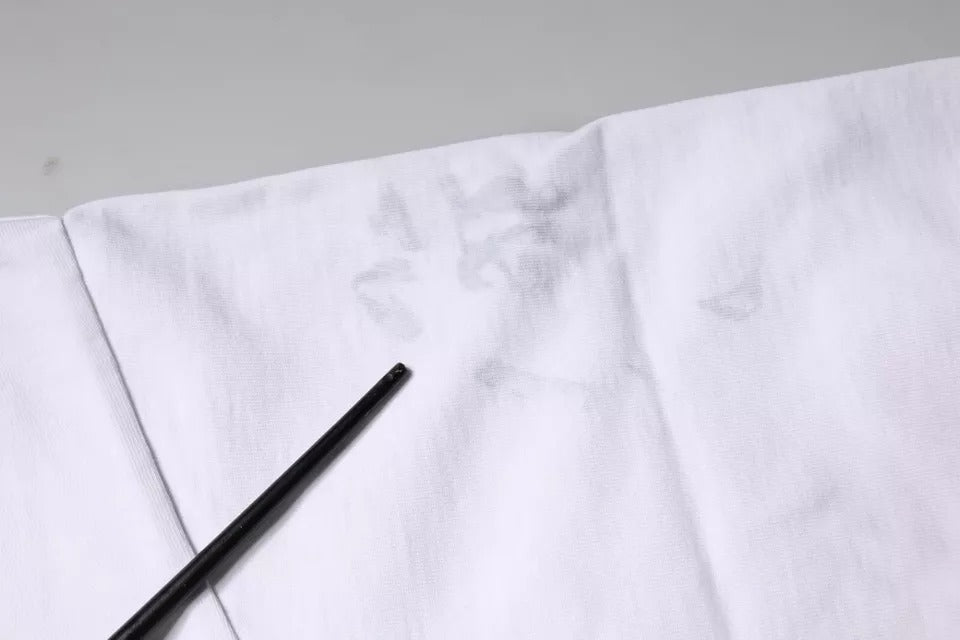 Dolce &amp; Gabbana – Weißes Baumwoll-T-Shirt mit Rundhalsausschnitt und Logo-Print