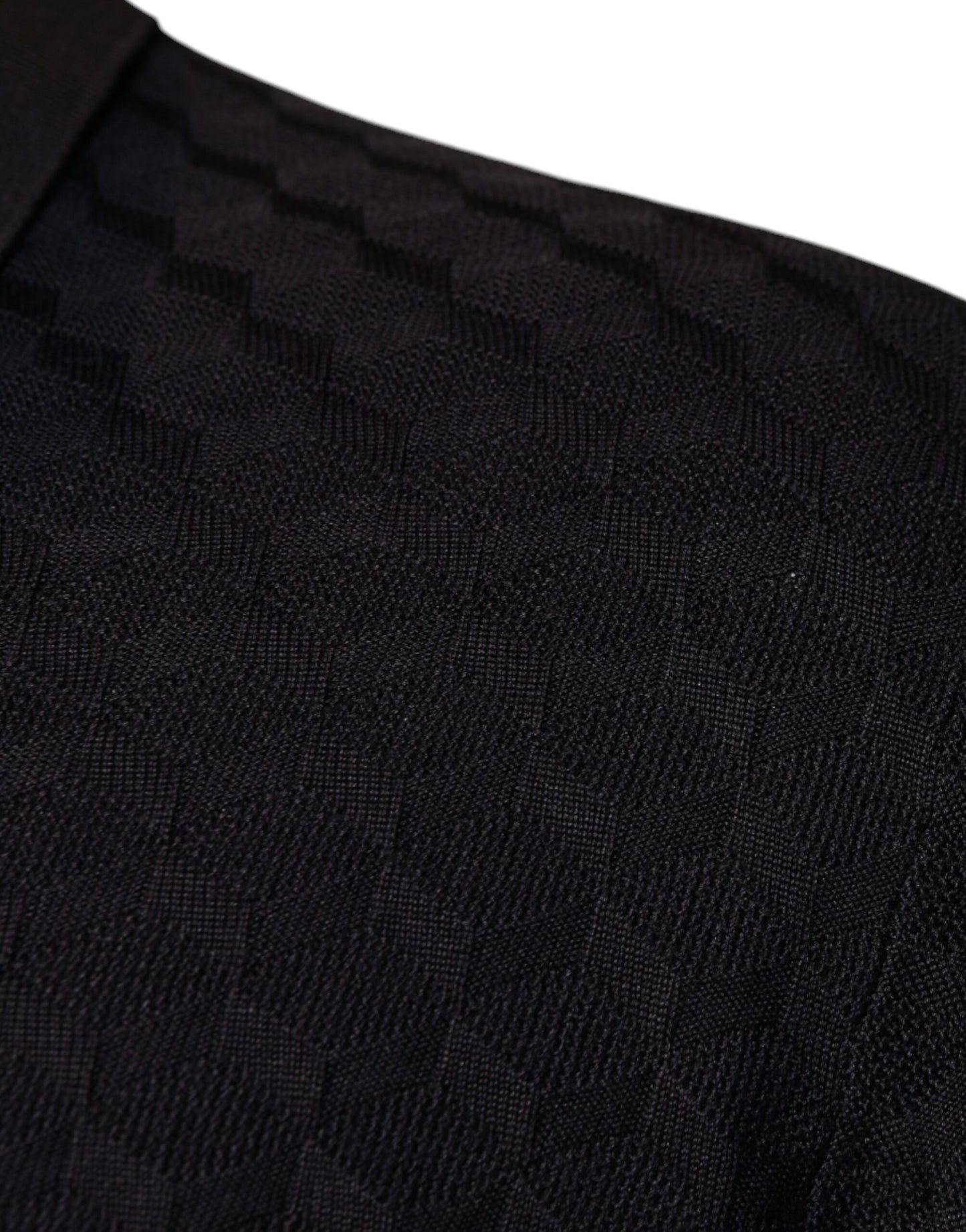 Dolce &amp; Gabbana Mehrfarbiges Seiden-T-Shirt mit Button-Down-Kragen