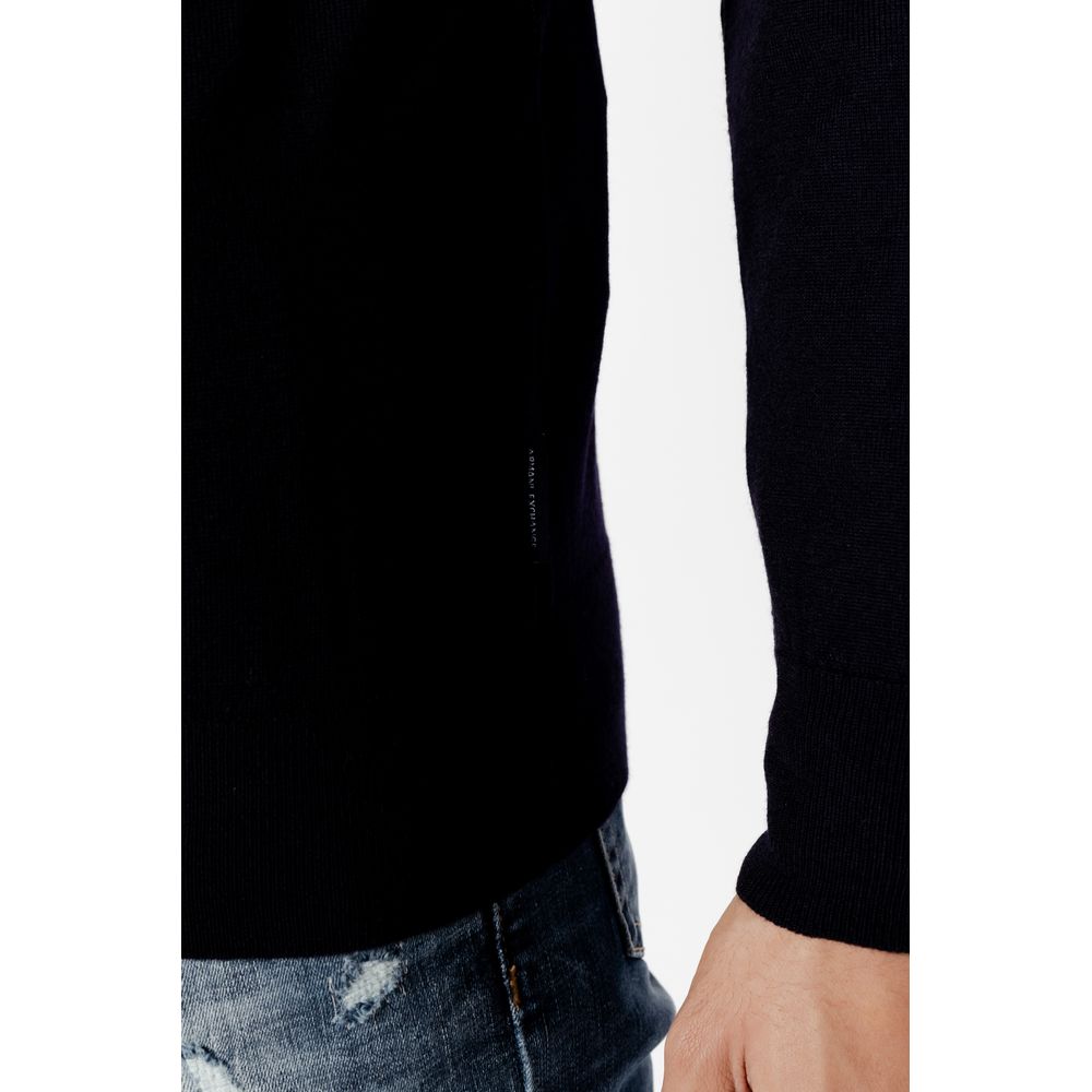 Armani Exchange – Blaue Wollsportbekleidung