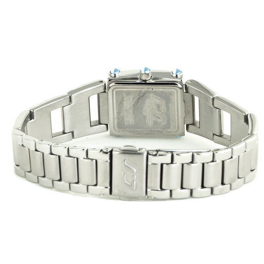 Chronotech Silberne Edelstahluhr