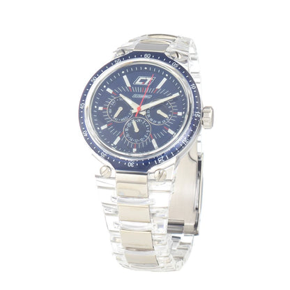 Chronotech Uhr aus transparentem Polycarbonat