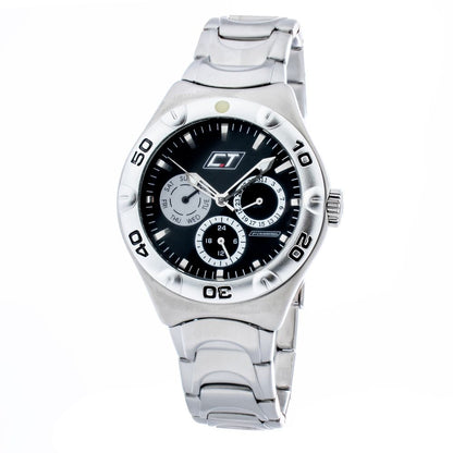 Chronotech Graue Edelstahluhr