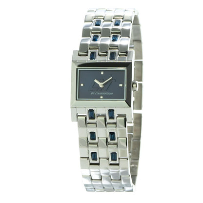 Chronotech Silberne Edelstahluhr