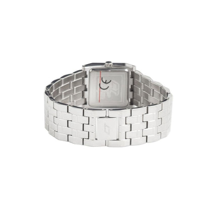 Chronotech Silberne Edelstahluhr