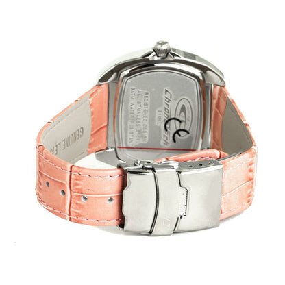 Chronotech Mehrfarbige Lederuhr