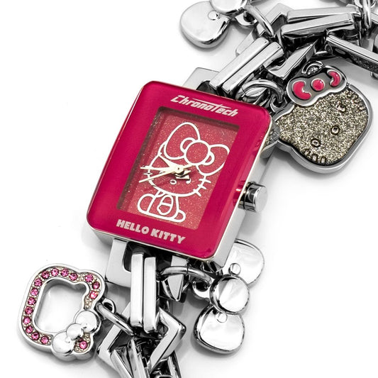 Chronotech Silberne Edelstahluhr