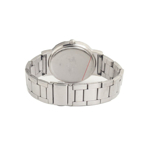 Chronotech Silberne Edelstahluhr