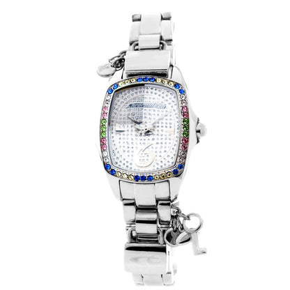 Chronotech Silberne Edelstahluhr