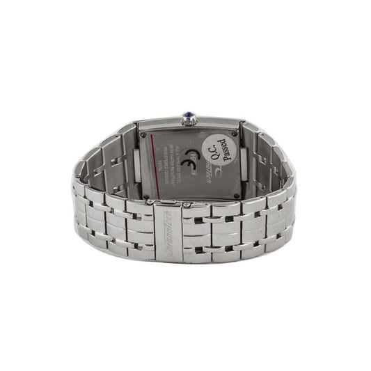 Chronotech Silberne Edelstahluhr