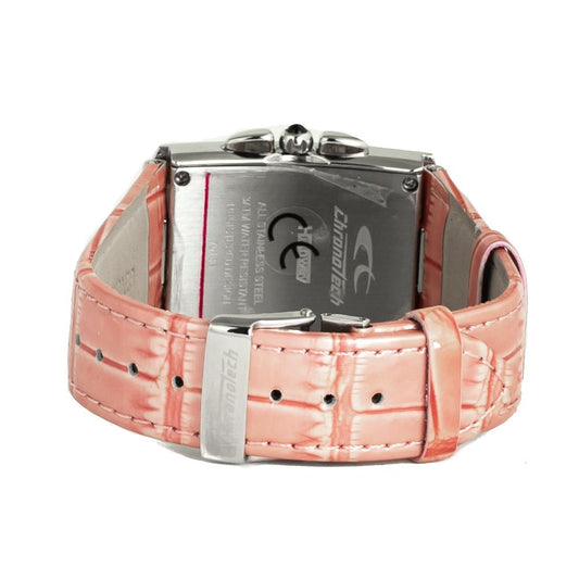 Chronotech Mehrfarbige Lederuhr