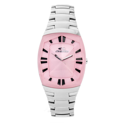 Chronotech Silberne Edelstahluhr