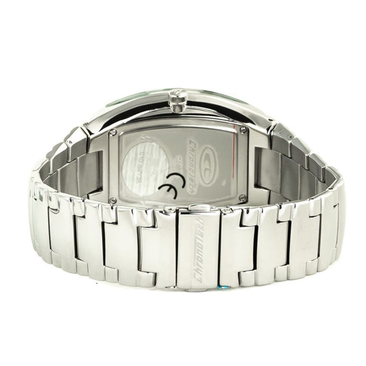Chronotech Silberne Edelstahluhr