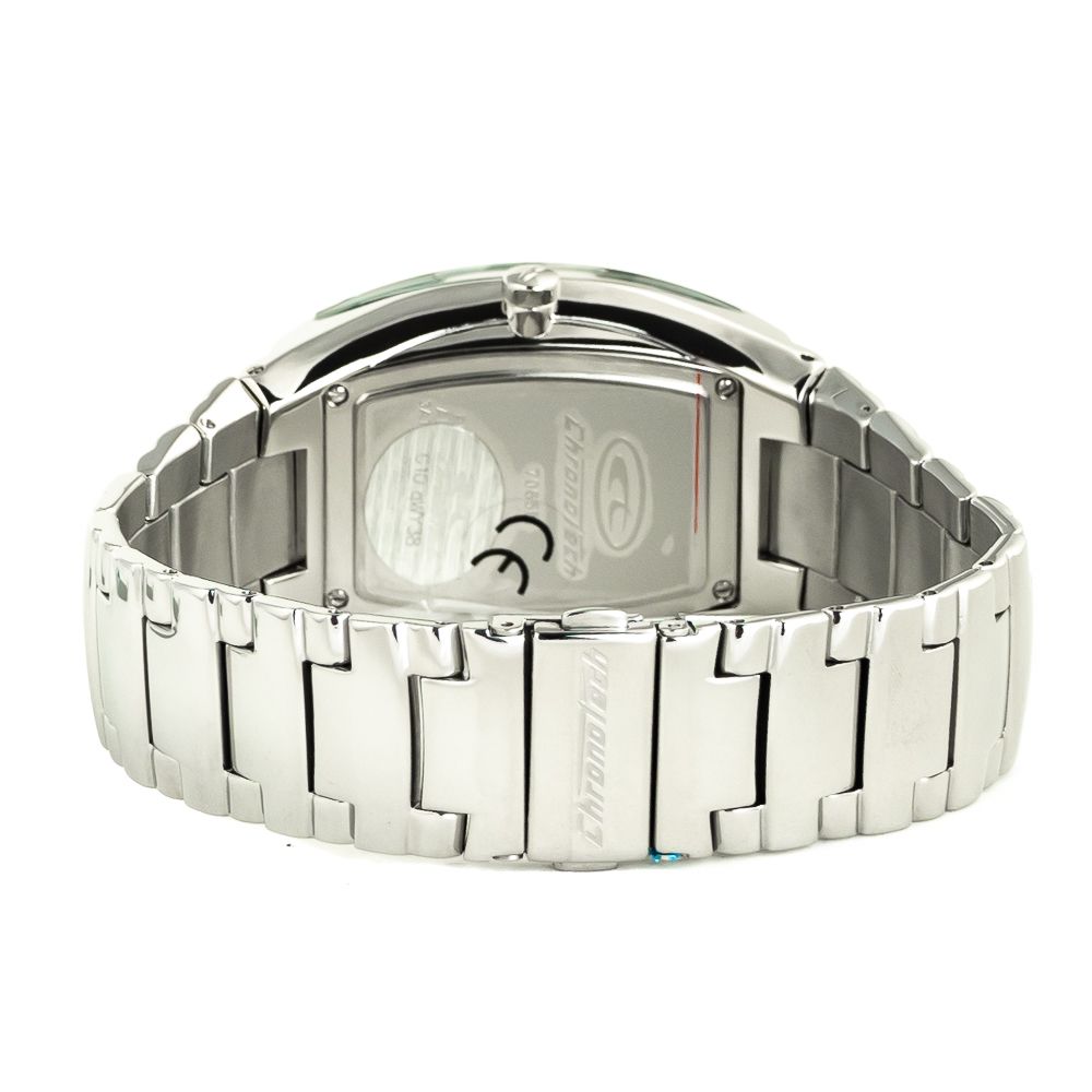 Chronotech Silberne Edelstahluhr