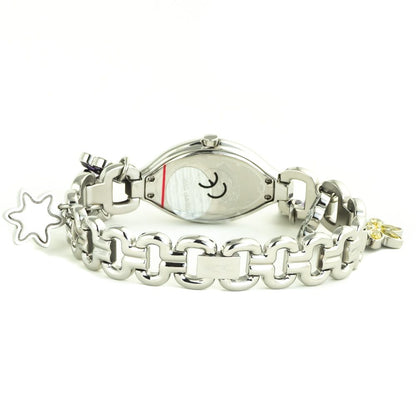 Chronotech Silberne Edelstahluhr