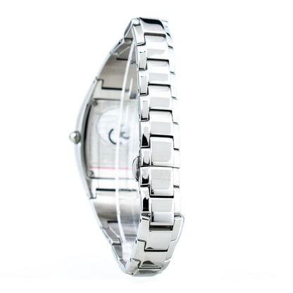 Chronotech Silberne Edelstahluhr