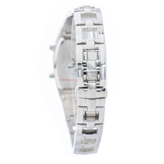Chronotech Silberne Edelstahluhr