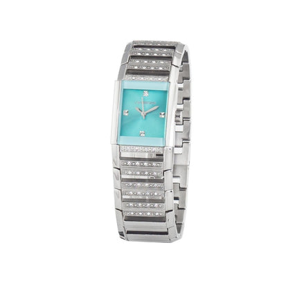 Chronotech Silberne Edelstahluhr