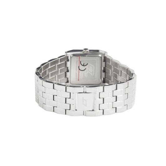 Chronotech Silberne Edelstahluhr