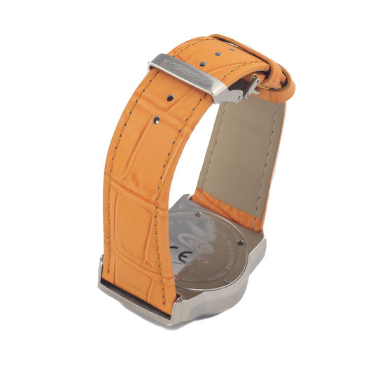 Chronotech Orange Lederuhr