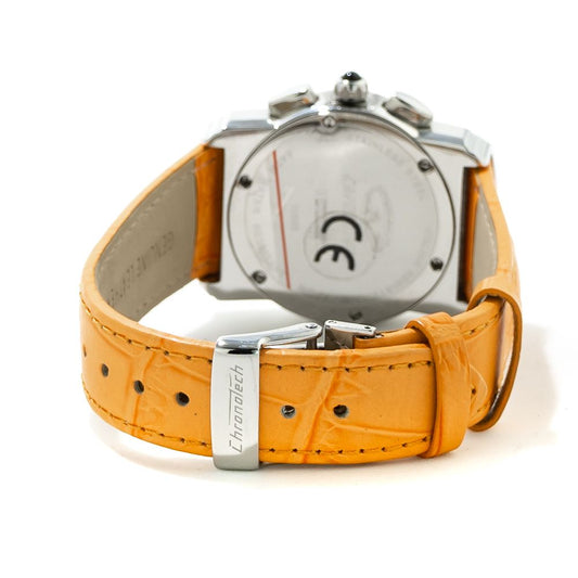 Chronotech Orange Lederuhr
