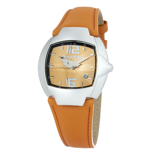 Chronotech Orange Lederuhr