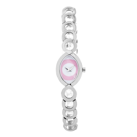 Chronotech Silberne Edelstahluhr