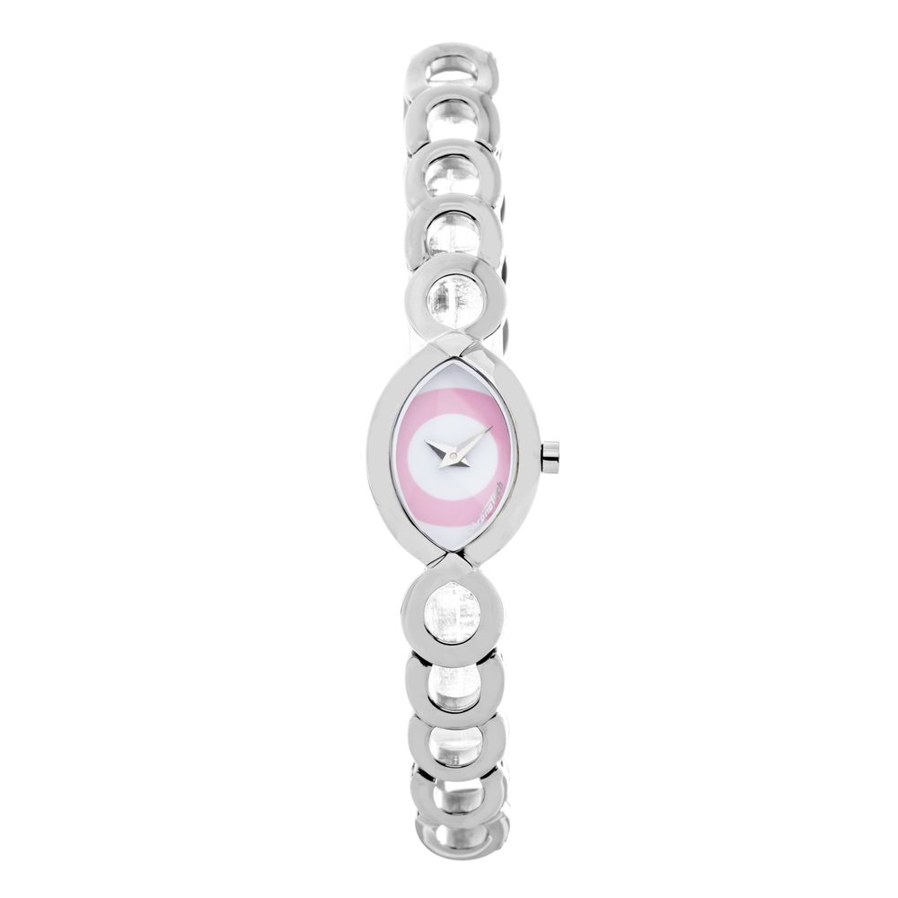 Chronotech Silberne Edelstahluhr