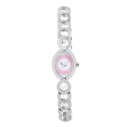 Chronotech Silberne Edelstahluhr