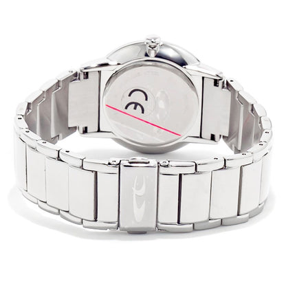 Chronotech Silberne Edelstahluhr