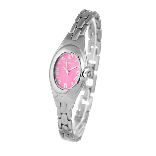 Chronotech Silberne Edelstahluhr