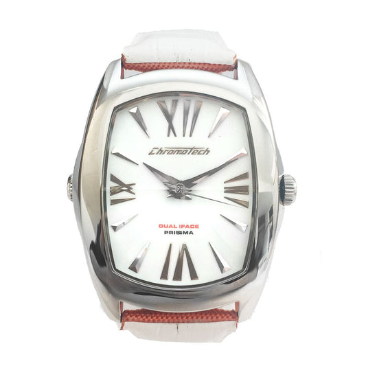 Chronotech Orange Lederuhr