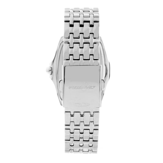Chronotech Silberne Edelstahluhr