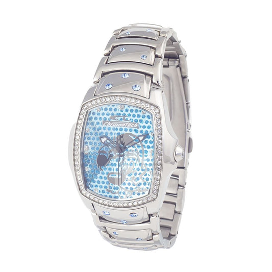 Chronotech Silberne Edelstahluhr