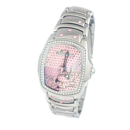 Chronotech Silberne Edelstahluhr