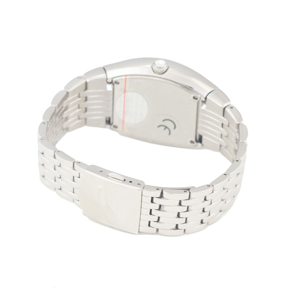 Chronotech Silberne Edelstahluhr